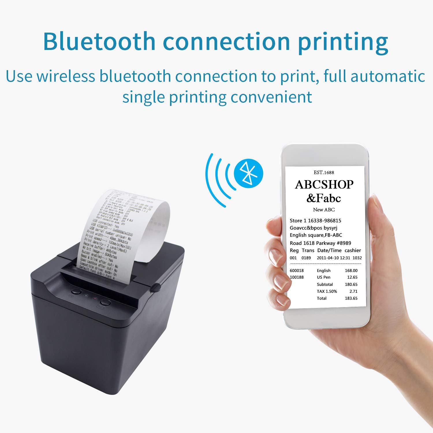 print out bluetooth