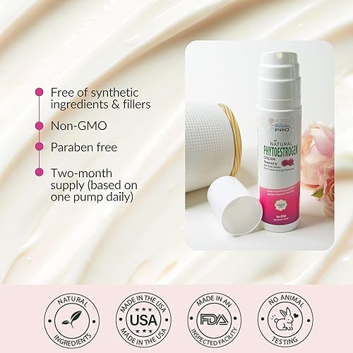 Miniatura 3 de BIOLABS PRO Crema de fitoestrógenos - Soporte natural a base de plantas, fórmula sin hormonas - Extracto de trébol rojo, cohosh negro y flavonoides