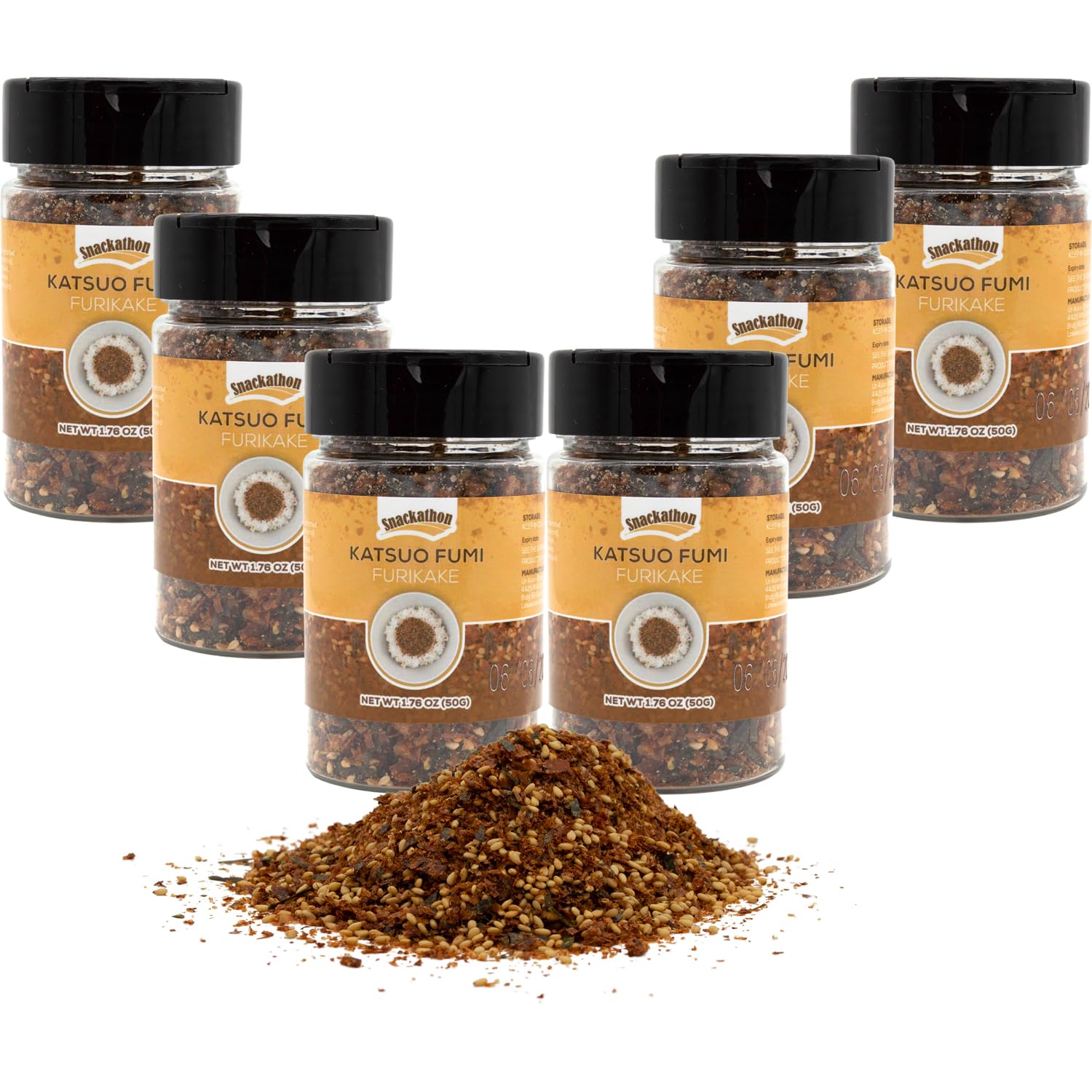 Furikake – Condimento de arroz, Katsuo Fumi, 1.7 onzas (paquete de 6)