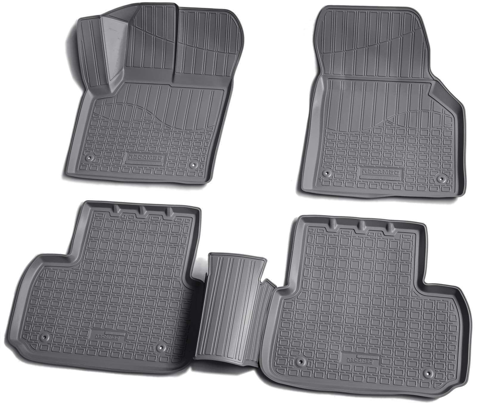 RECAMBO Gummimatten & Kofferraumwanne Set passend für Land Rover Discovery Sport | L550, LC | BJ 2014-2019 - 100% passgenaue Auto Fußmatten und Kofferraummatte aus hochwertigen rutschfesten TPE