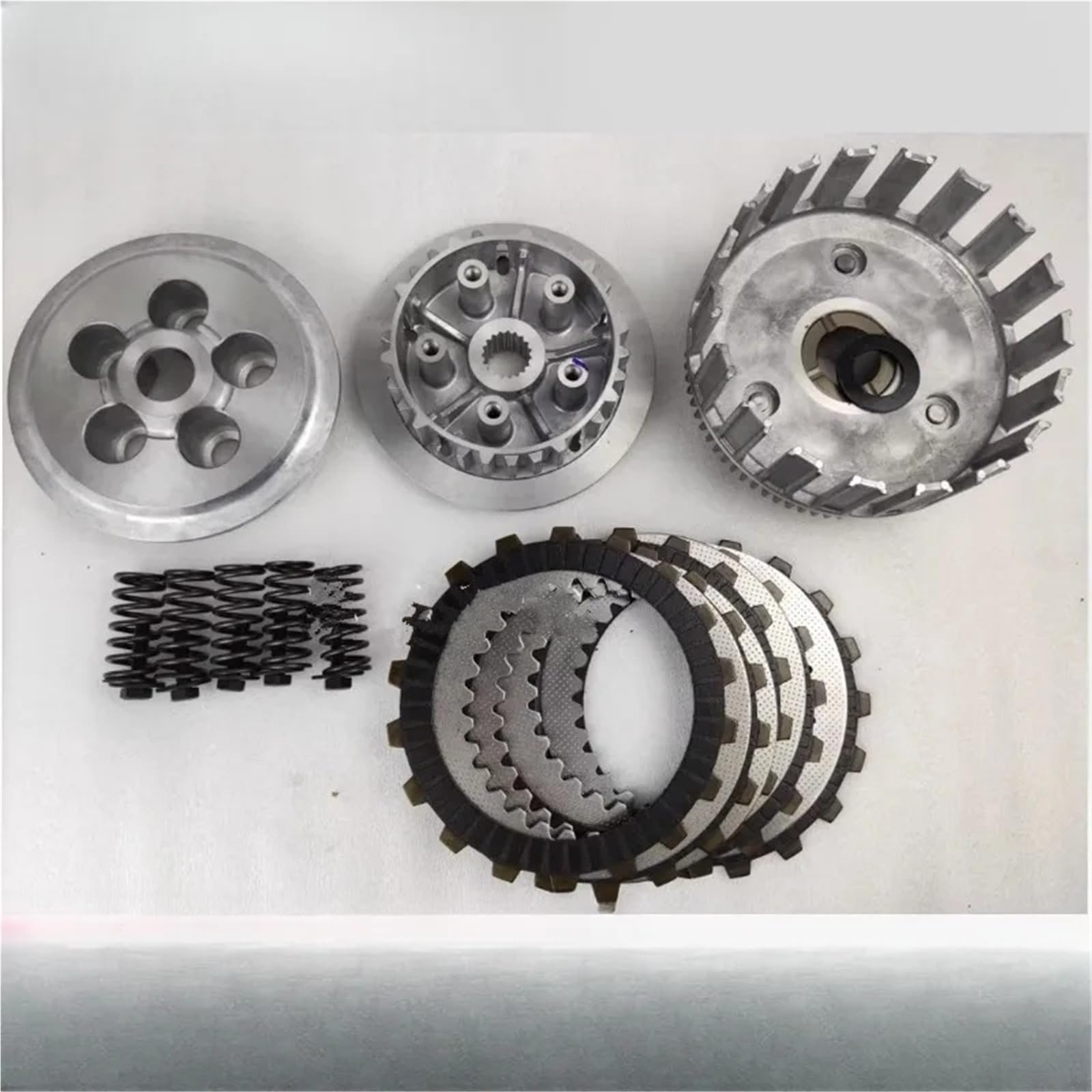 Juego de discos de embrague Ajuste para Zongshen 200cc motor embrague placa de fricción Assy RX1 ZY200 ZS150-51 ZS200-51 accesorios de motocicleta Embrague Asamblea | Clutch pressure plat