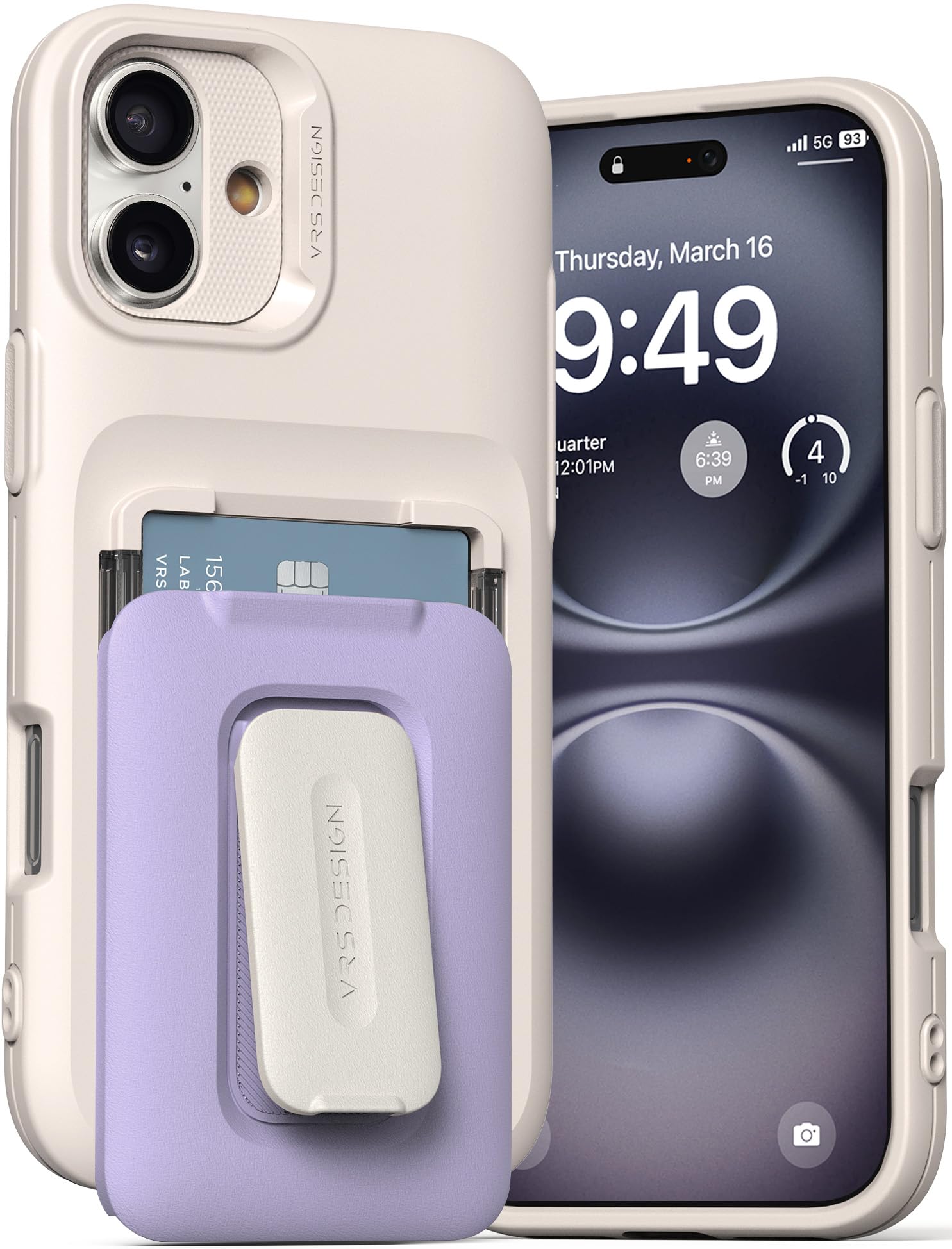 VRS DESIGN Orb Case For Galaxy S25 (2025), Premium Card Wallet Case [3 Cards - View #8