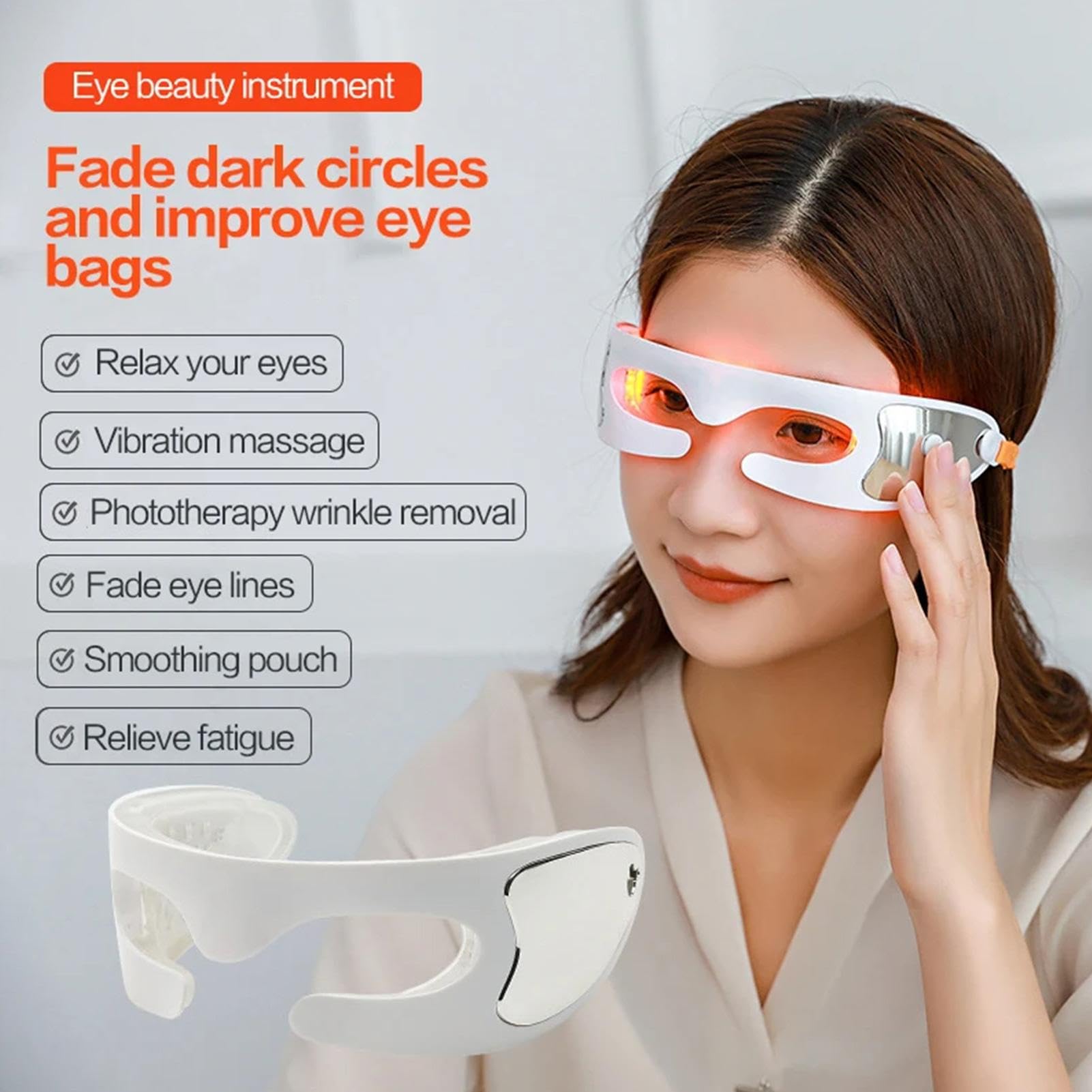 Masajeador para el cuidado de los ojos,Masajeador de ojos con vibración