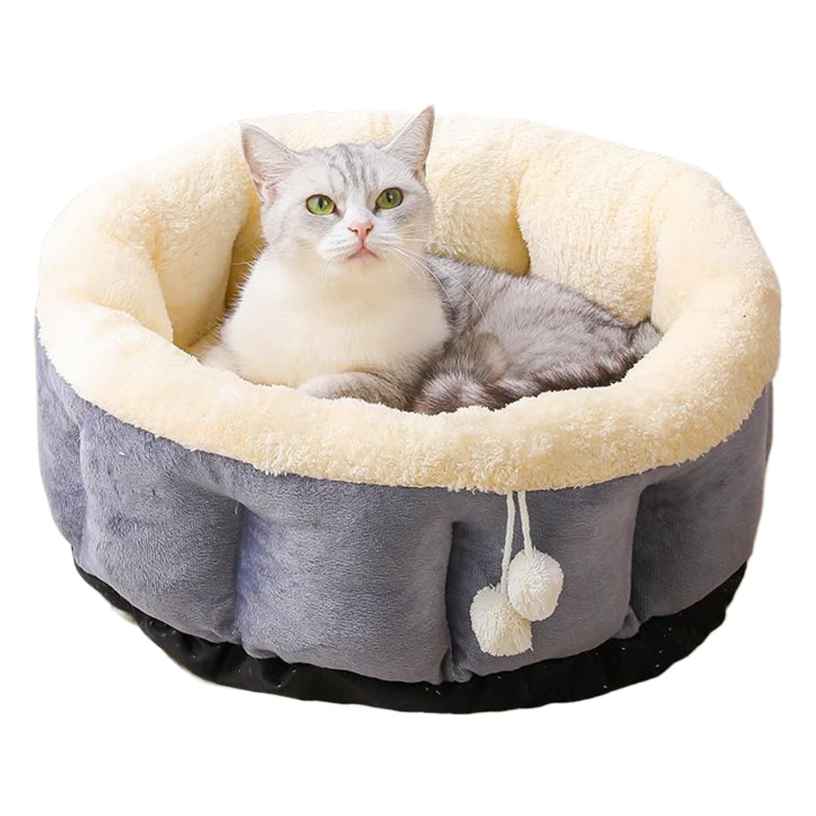 Lit mignon pour chat lavable coussin doux confortable pour animal domestique intérieur