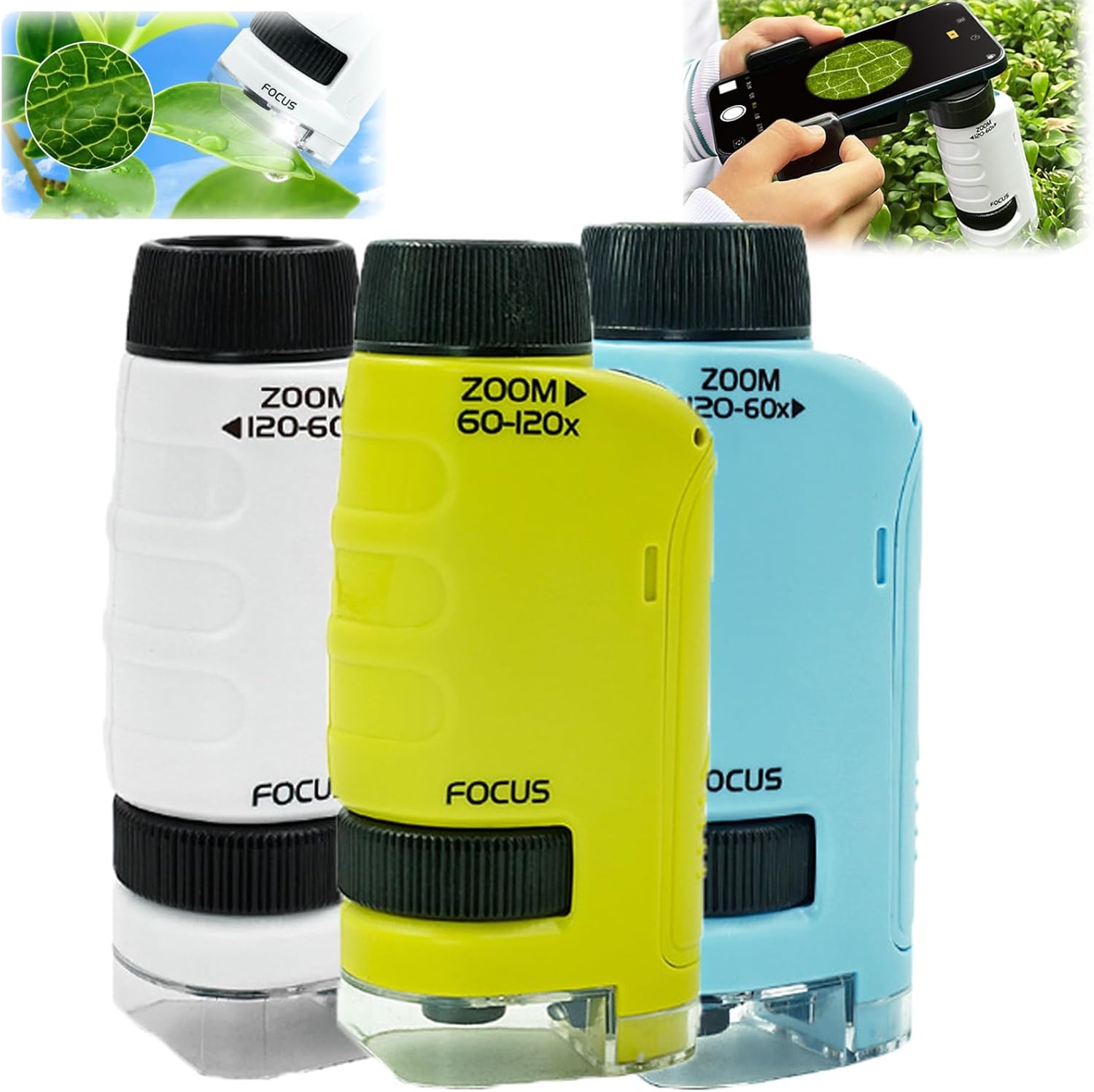 Minilabsters Miniscope Kids, Miniscope Portable Microscope