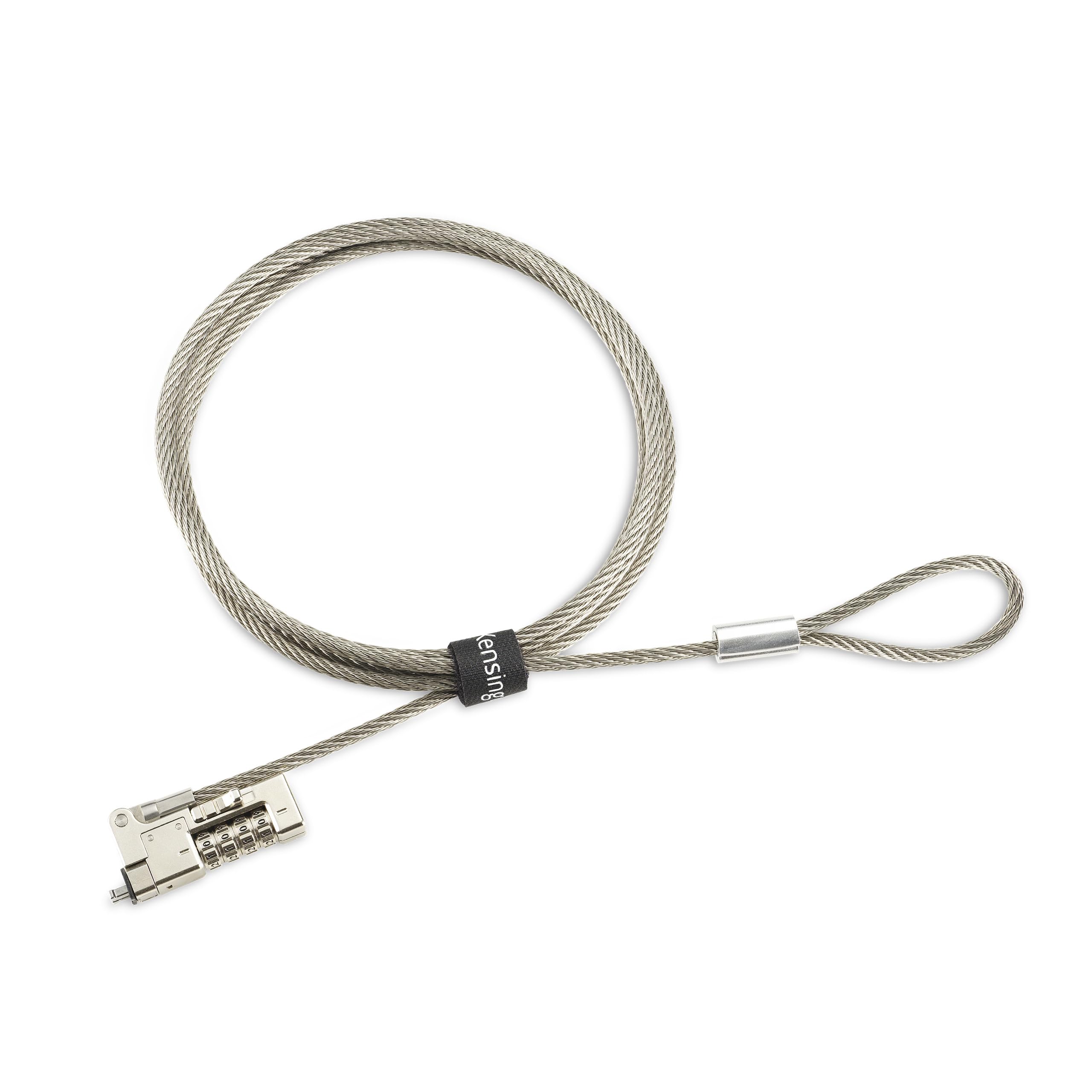 Kensington NanoSaver 2.0 EQ Combination Laptop Lock (réinitialisable), câble de Verrouillage de sécurité Informatique, Compatible avec HP, Lenovo et d’Autres appareils à Fente Nano Lock (K65090WW)