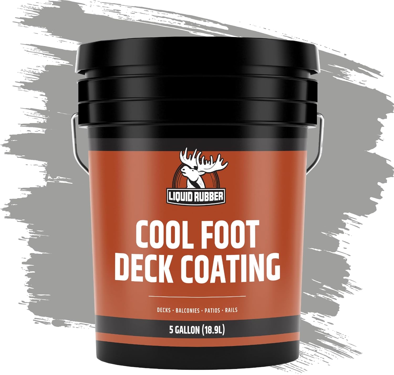 Liquid Rubber Cool Foot Deck Coating Solar Protection Deck Paint, Non