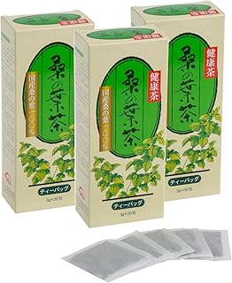 トヨタマ(TOYOTAMA) 国産桑の葉100% 農薬不使用 ノンカフェイン健康茶 桑の葉茶ハードボックス 30包×3箱セット