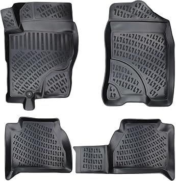 Rizline Nissan Navara 2005-2013  le Uyumlu 3D Araca  zel Havuzlu Paspas Bmy