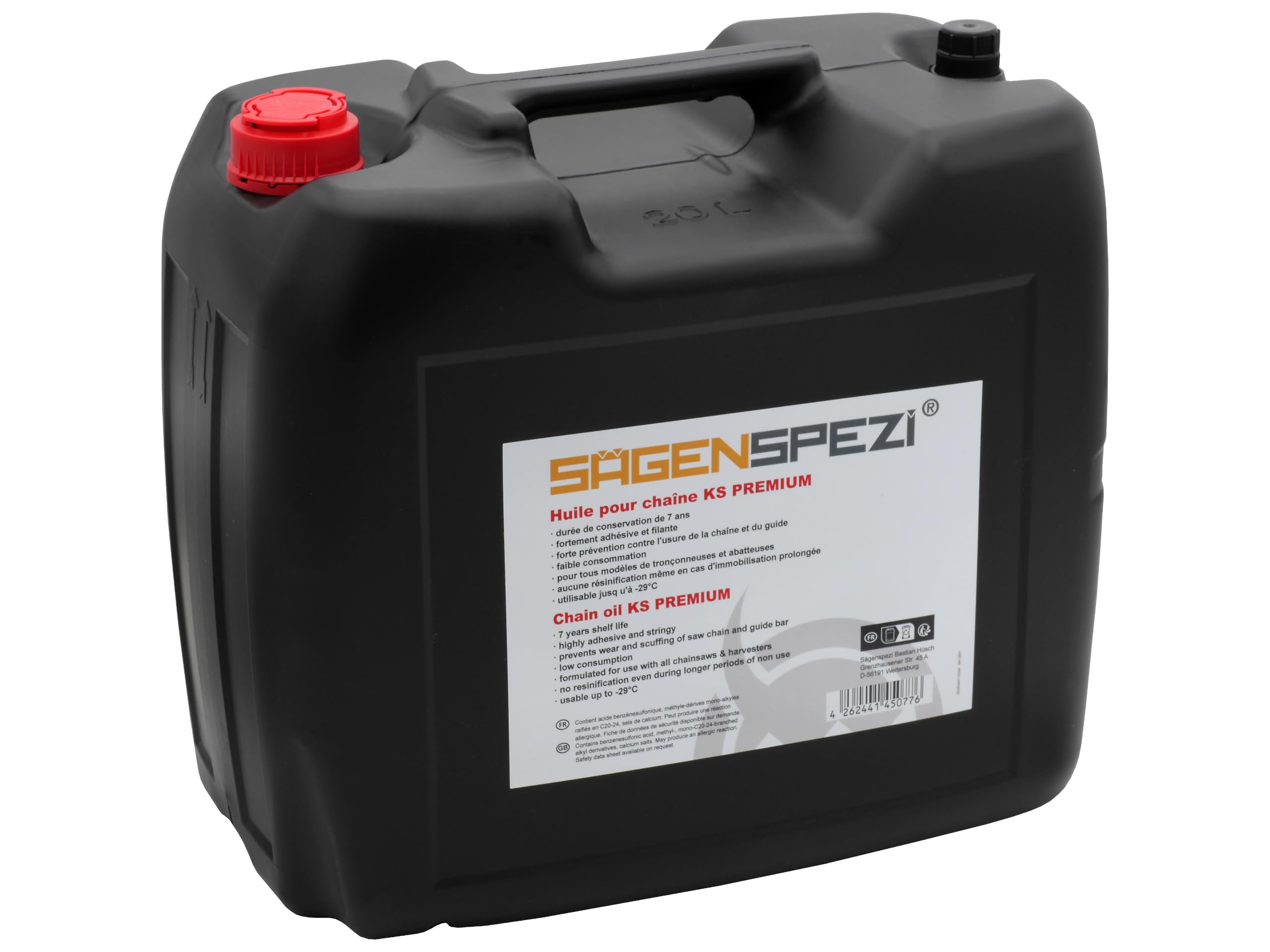 20 litros kettenöl Mineral, Aceite para Motosierra Cadena