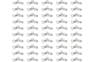 50-Piece Dance Charm Set: Captivating Metal Charms for Creative Crafting