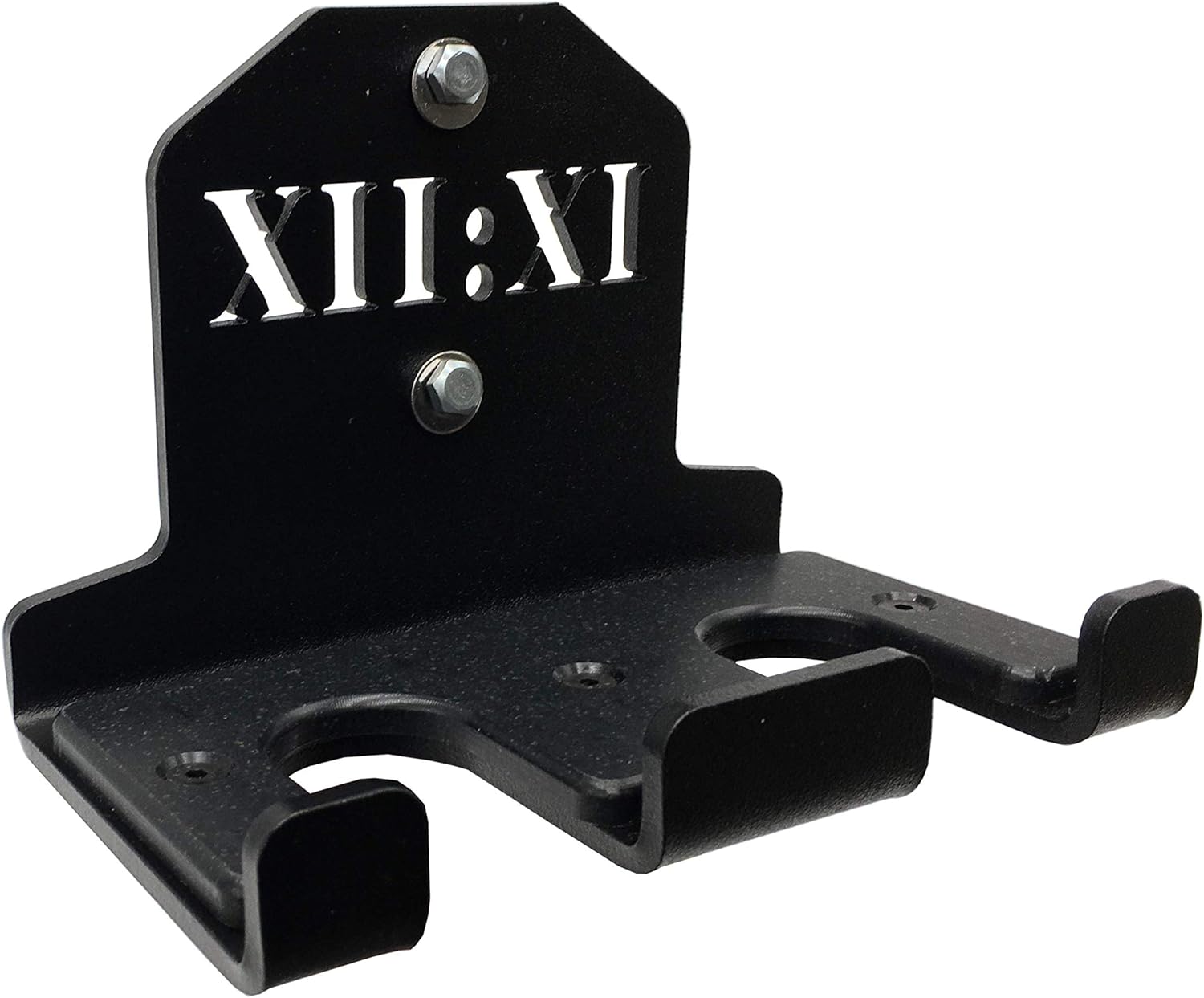 XIIXI Fitness Barbell Storage, Double Olympic Wall Mount Barbell Holder, Vertical