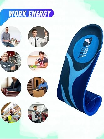 Magicfoot WorkEnergy İş Tabanlığı -Uzun Süreler Ayakta Çalışanlar İçin - High Memory Foam - Darbe Emici - Ortopedik Tabanlık (40-45)