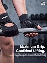 Vector X Phantom Workout Sports Gloves with Wrist Support, Exercise & Fitness Gloves for Weight Lifting, Cycling, Gym, Training, Breathable and Snug fit gallery image