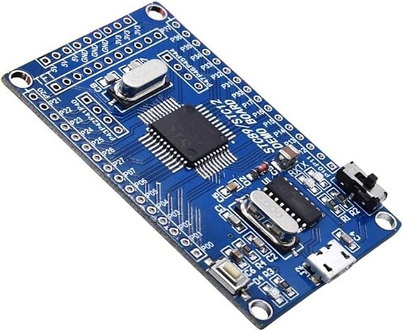 QINGFAN High Performances Microcontroller STC89C52 STC51 Cores Development Board for Applications and Easy Experimentation