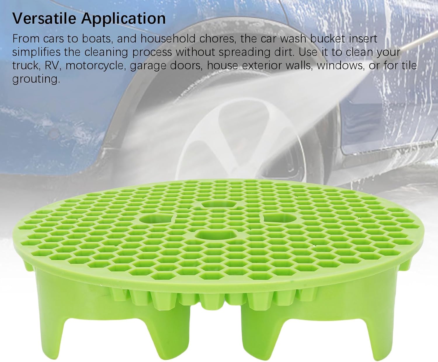 Car Wash Bucket Insert Helps Remove and Debris Car Detailing Bucket Filter for Cars Cleaning and Care Work