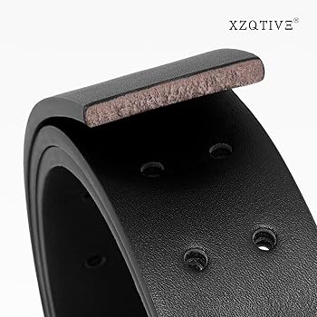 XZQTIVE Men Dual Holes Belt For Jean Pant Casual Leather