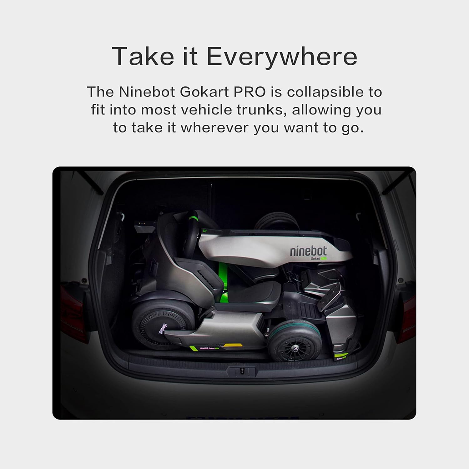 Segway Ninebot Gokart Pro 2 Collapsible for Transport