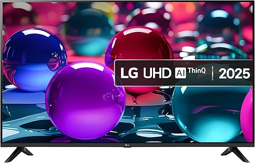 LG 50UA73006LA 50-Inch 4K Ultra HD HDR Smart TV (webOS 25 Platform with AI Concierge, alpha 7 AI Processor 4K Gen8, Game Optimiser & ALLM, 60Hz) [Model 2025]