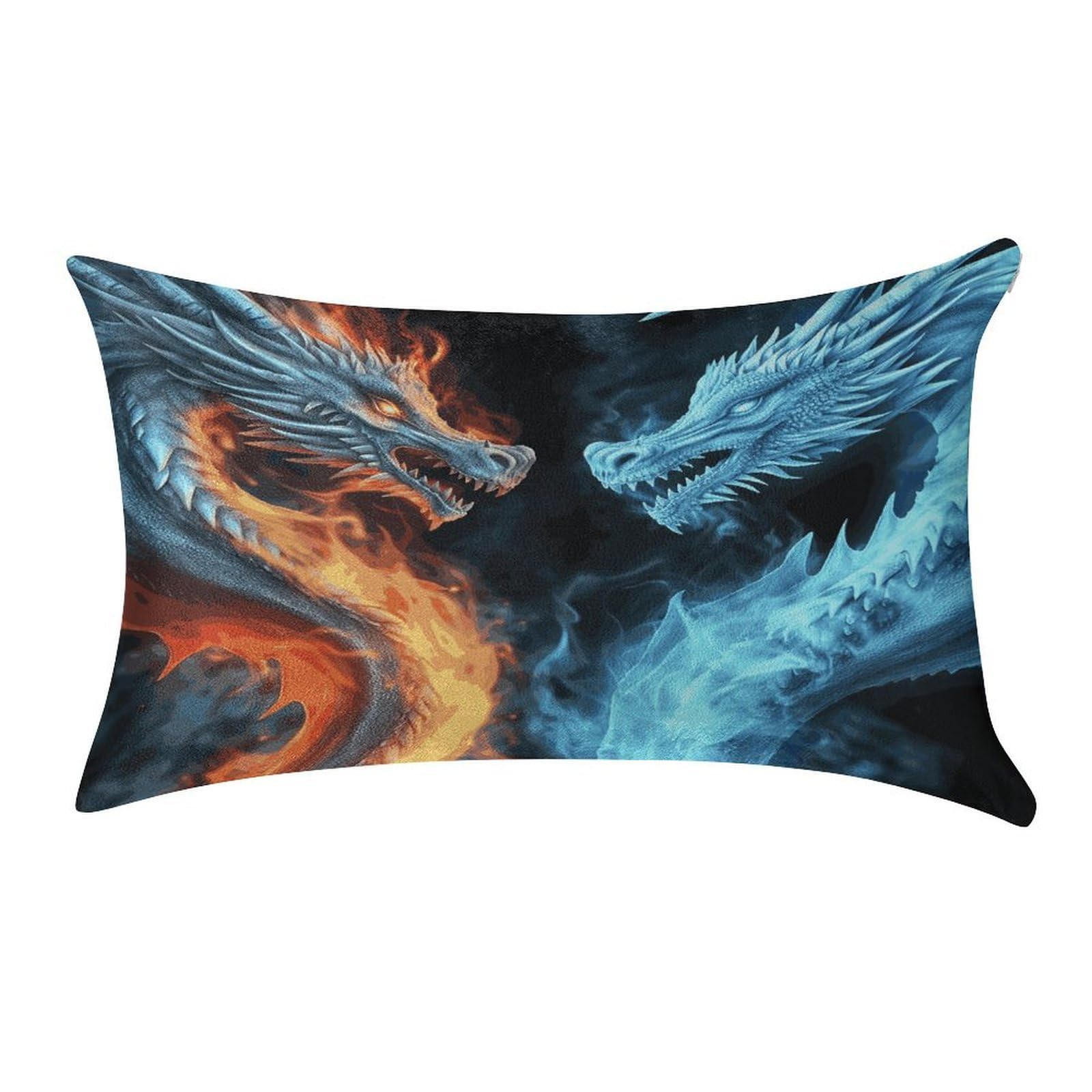 Btcowzrv Style Ice And Fire Dragons Pillow Cover Pillow Case Pillowcase