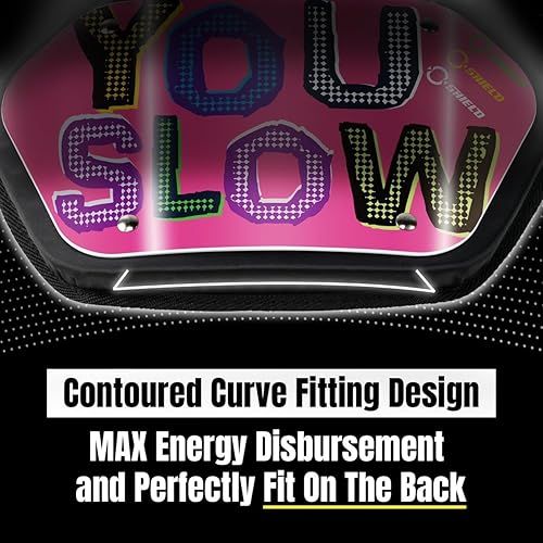 Miniatura 4 de O Shield Football Back Plate, Backplate Football, Expression Series, Drip, Big Dawg, That Boy Bad, That Man, You Slow, Can't Catch Me