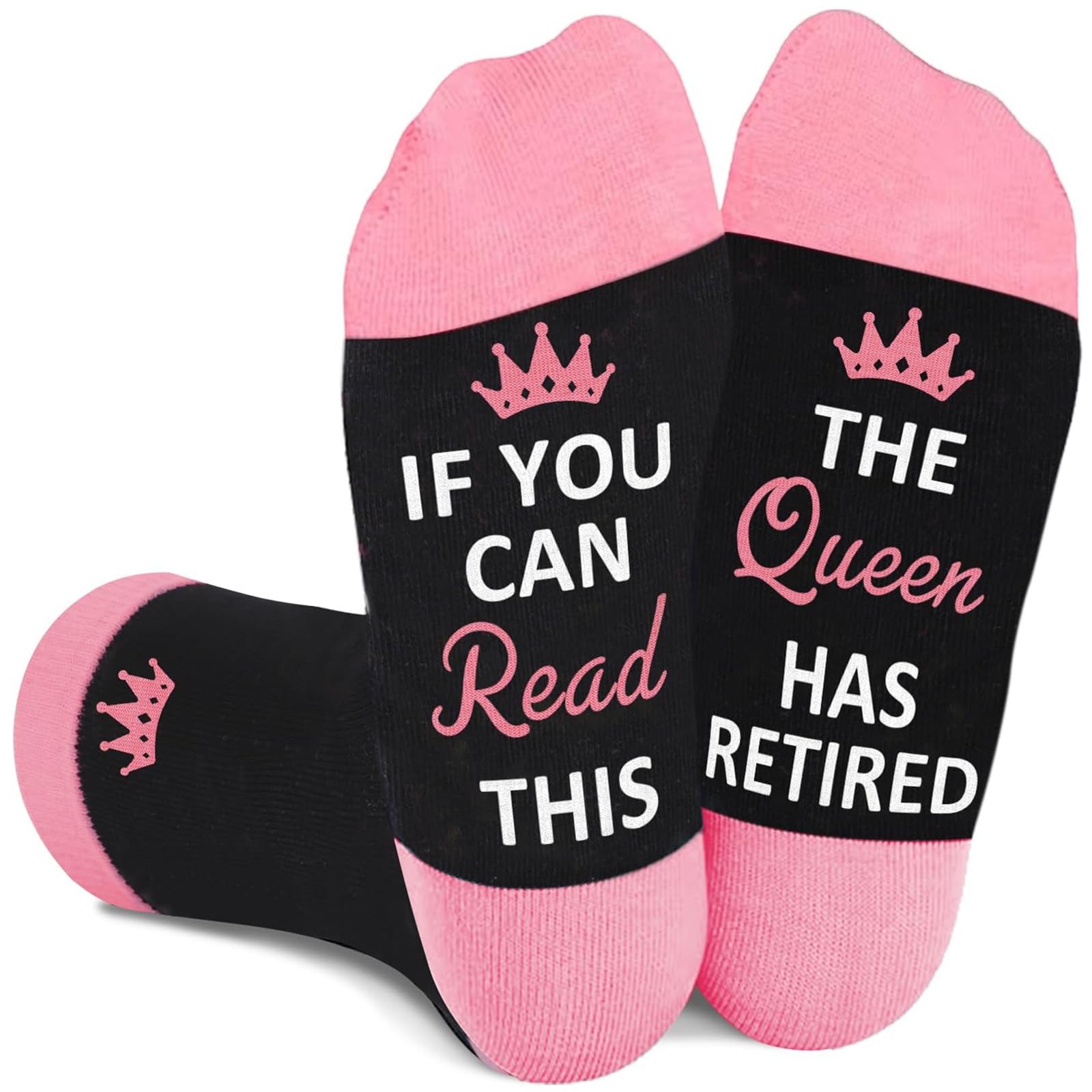 Retirement Gifts For Women Men Socks Pink Black Retirement Gift For Colleague Work Bestie Leaving Gifts For Women Boss Nurse Teacher Friend Mom Colleagues Coworker From Ornament Anniversary