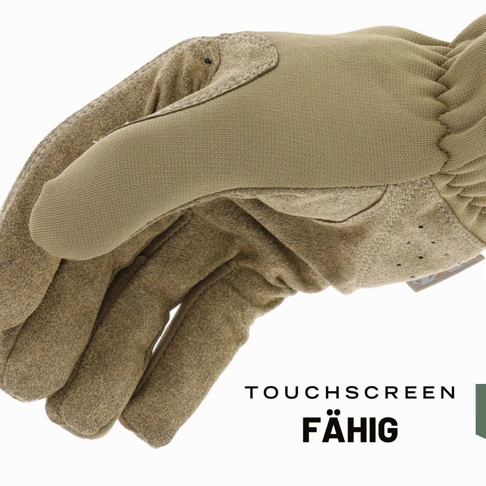 Mechanix Herren Wear M-pact® 3 cover med X-large & Wear: FastFit Coyote Taktische Arbeitshandschuhe – Berührungsfähig, formschlüssig, hohe Fingerfertigkeit (X-Large, Coyote)