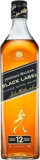 Johnnie Walker Black Label | Blended Scotch Whisky | 40% vol | 70cl | Layers of Smooth Flavour | Toffee | Fruit | Vanilla & Smoke | Classic Scottish Whisky to Sip Neat or in Drinks