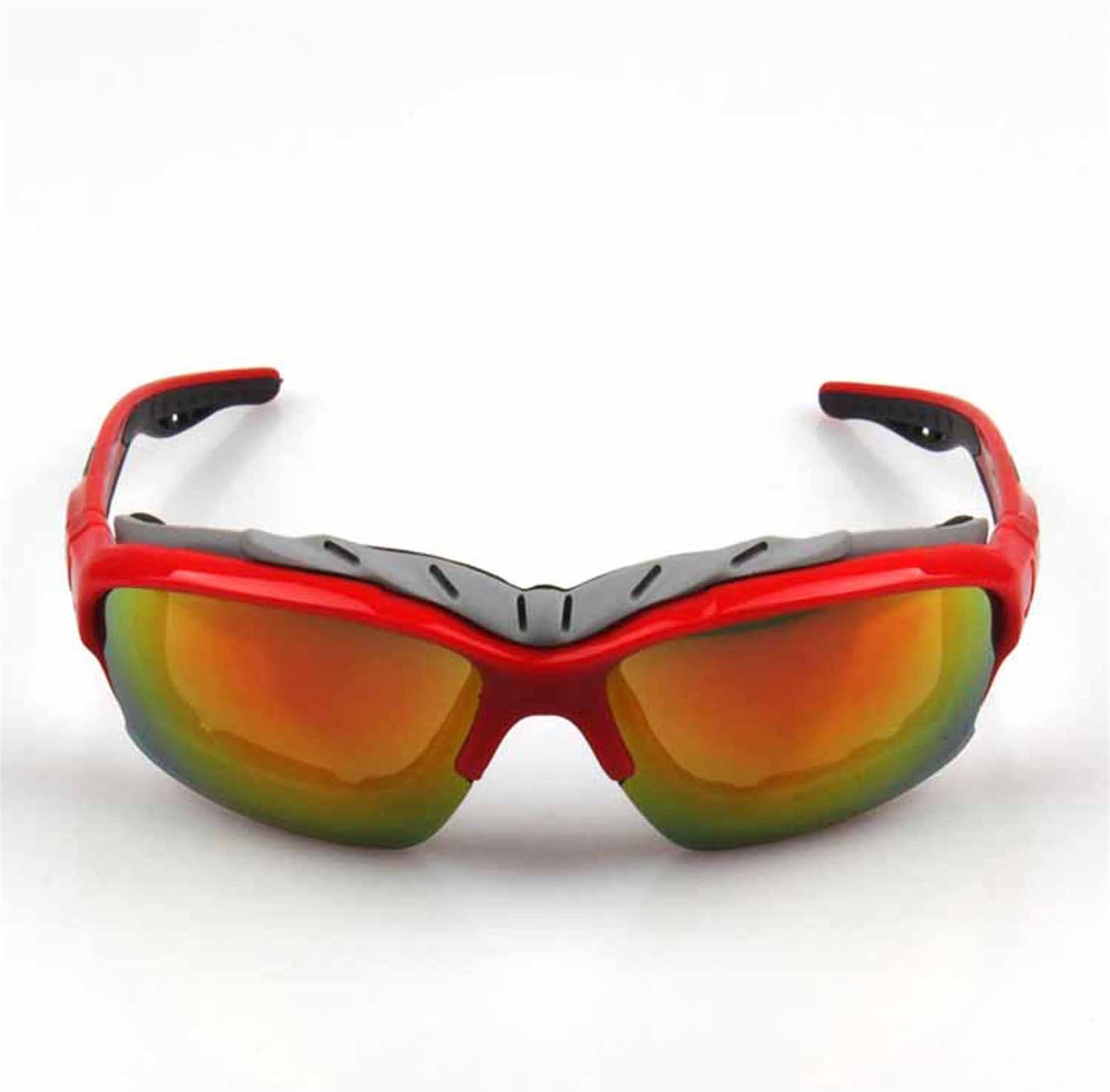 Little Cherry UV Protect Biking Fishing Running Driving Golf Glasses Sport Goggles (Red)