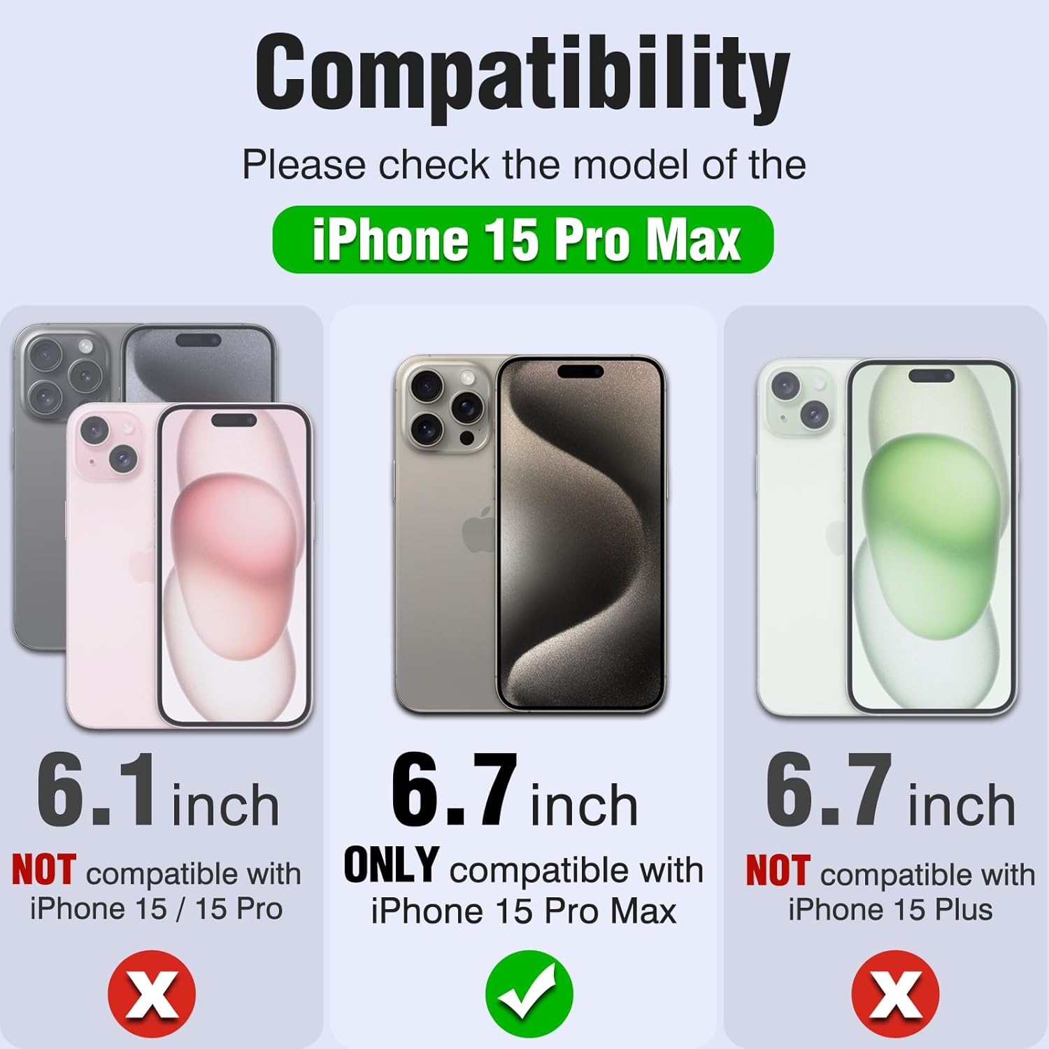 Nillkin for iPhone 15 Pro Max Case Magsafe, [Sliding Camera Cover] [Drop Protection] [Thin Slim Fit] Protective Lightweight Cover Shockproof Magnetic Phone Case for iPhone 15 Pro Max 6.7 inch, Blue