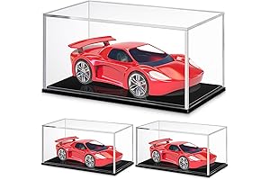 3 Piece Acrylic Display Case for 1: 24 Scale Vehicle Model