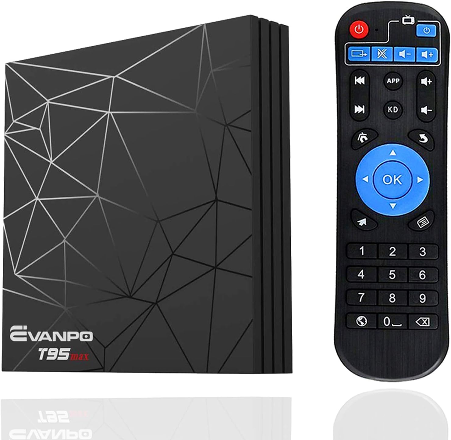 Android 9.0 TV Box 4GB RAM 32 GB ROM Quad Core-A53 Processor 3D 4K/6K H265 Smart Media Player Set Top Box
