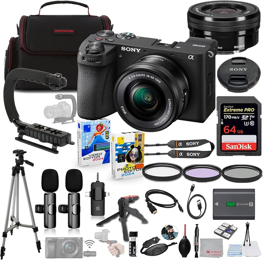 Amazon.com : Sony a6700 Mirrorless Camera with 16-50mm Lens Bundle