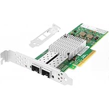 Vogzone 10GbE NIC Card for Mellanox MCX312B-XCCT, PCIe 3.0 x8 10Gb Ethernet NIC with Mellanox ConnectX-3 Chipset, Dual SFP+ Network Card