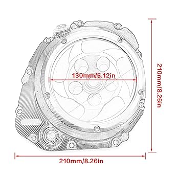 Amazon.co.jp: バイク クリアクラッチカバースズキ GSX-S1000