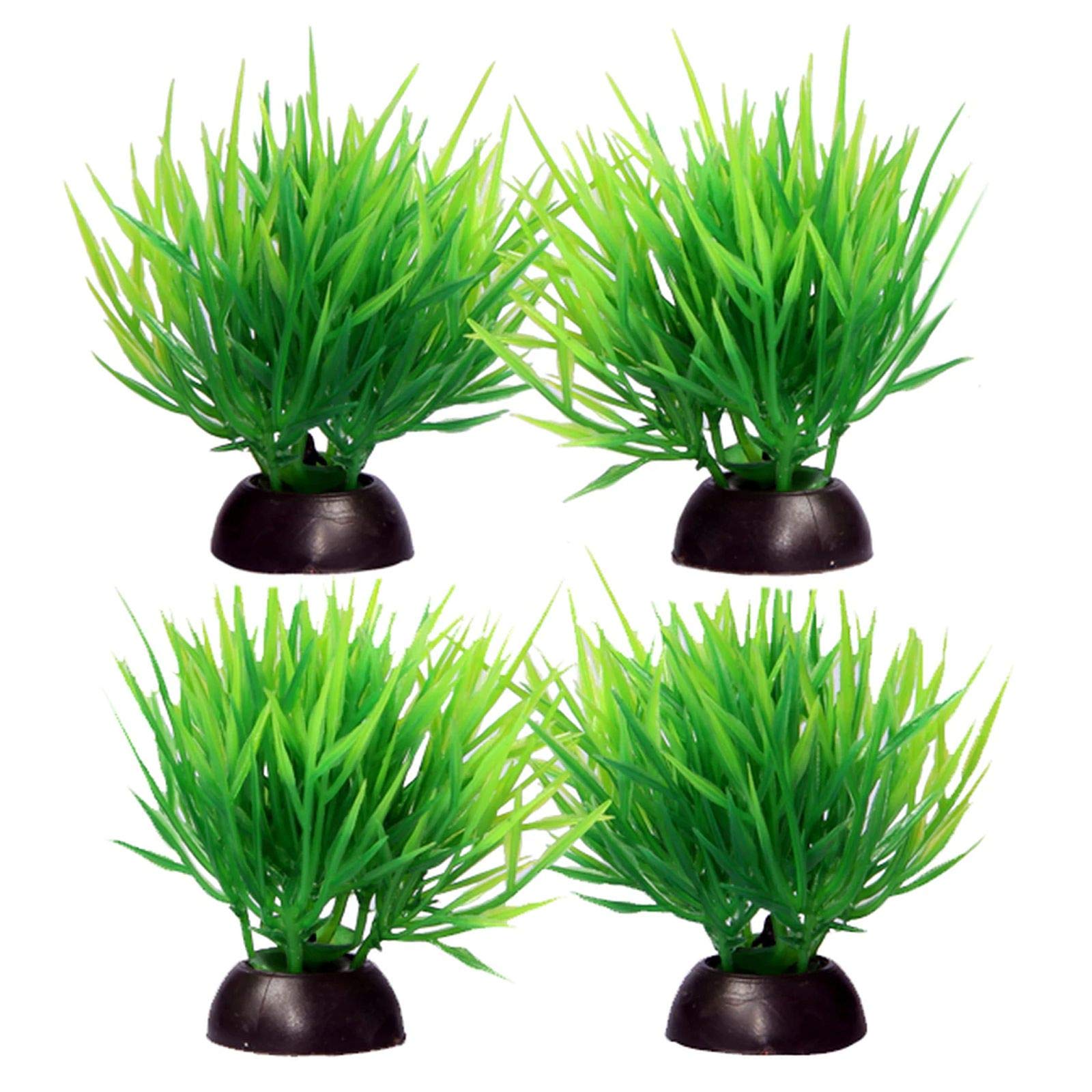 Aqua One Green Ecoscape Foreground Hair Grass 4Pk