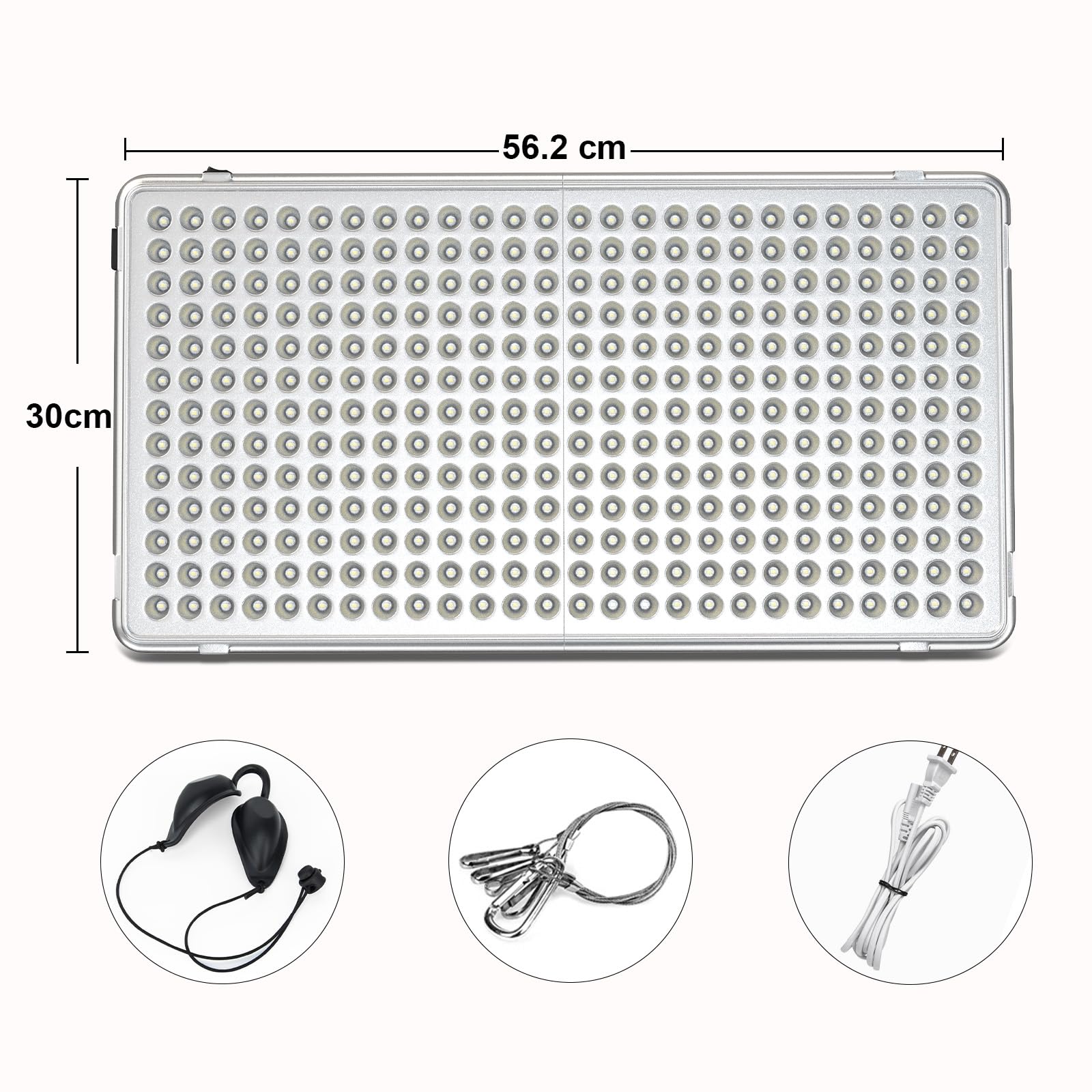 Lampada a Infrarossi, Lampada a Luce Rossa Combo Profey 660nm e 850nm, 338 LED a Luce Rossa con Timer, Pannello a Luce Rossa per Viso, Corpo e Schiena (La Lampada Non Produce Calore)