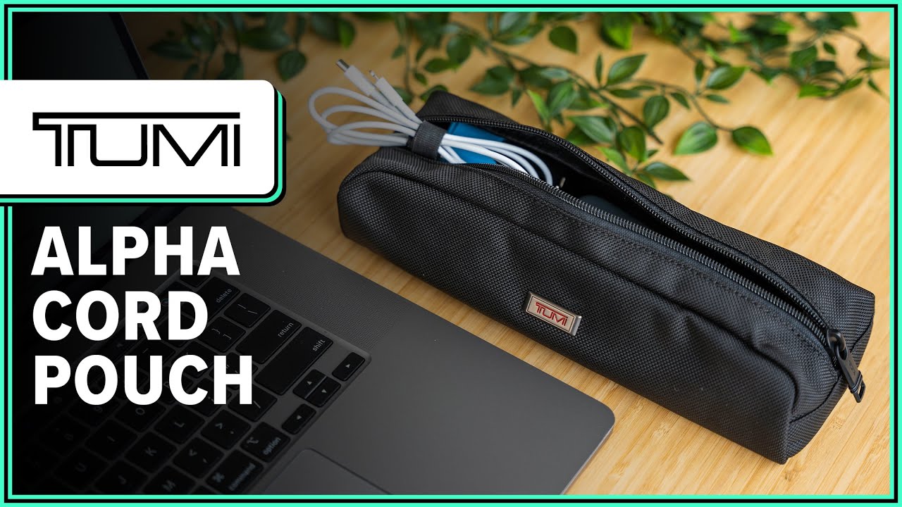 Watch TUMI Alpha 3 Electronic Cord Pouch Review on Amazon Live