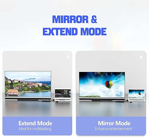 Miniatura 4 de fairikabe Adaptador VGA a HDMI con audio, (fuente de salida VGA de PC a TV/monitor con pantalla de entrada HDMI), Convertidor VGA macho a HDMI