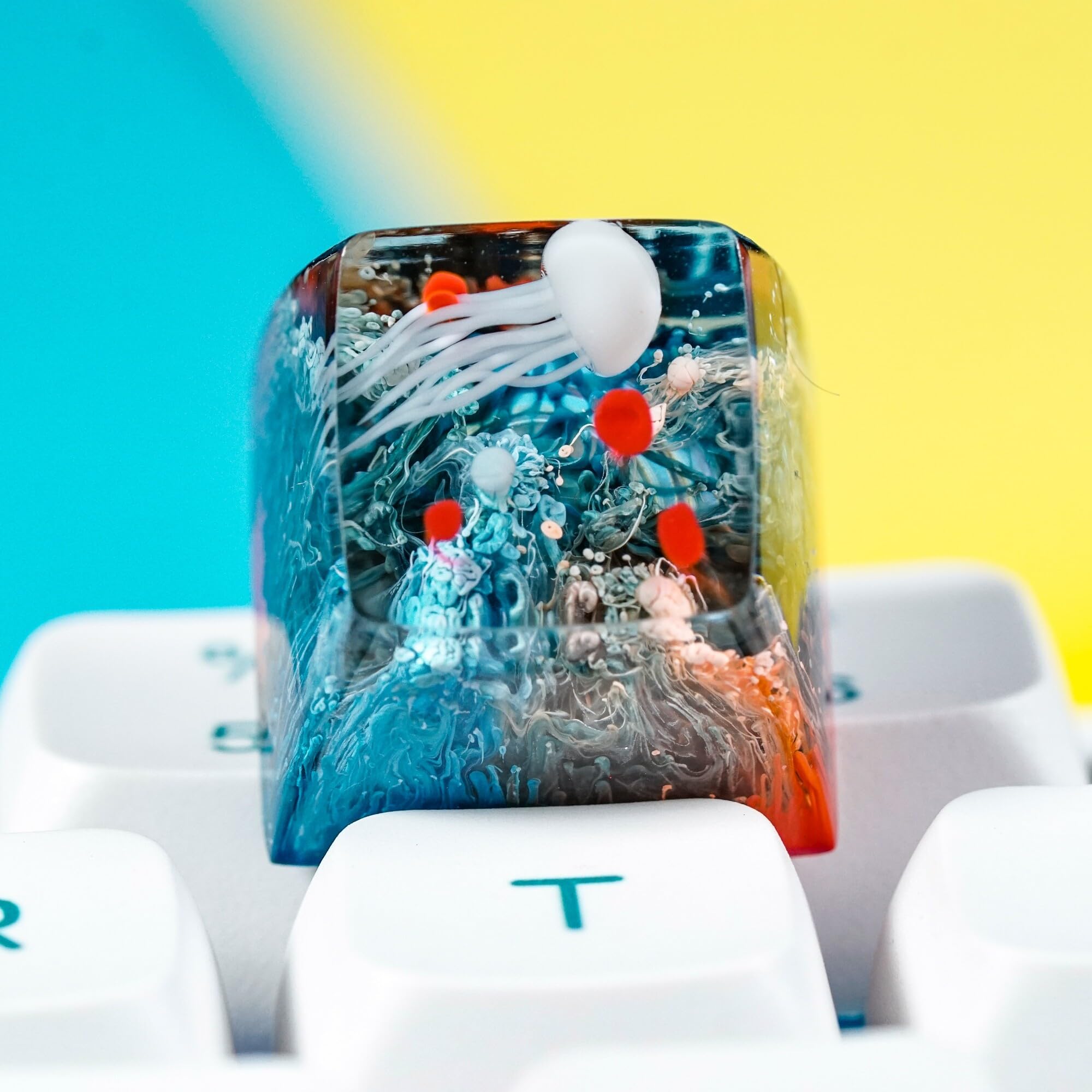 PC周辺機器 【新品】深海とサメのキーキャップセット（Deep Sea Predator）