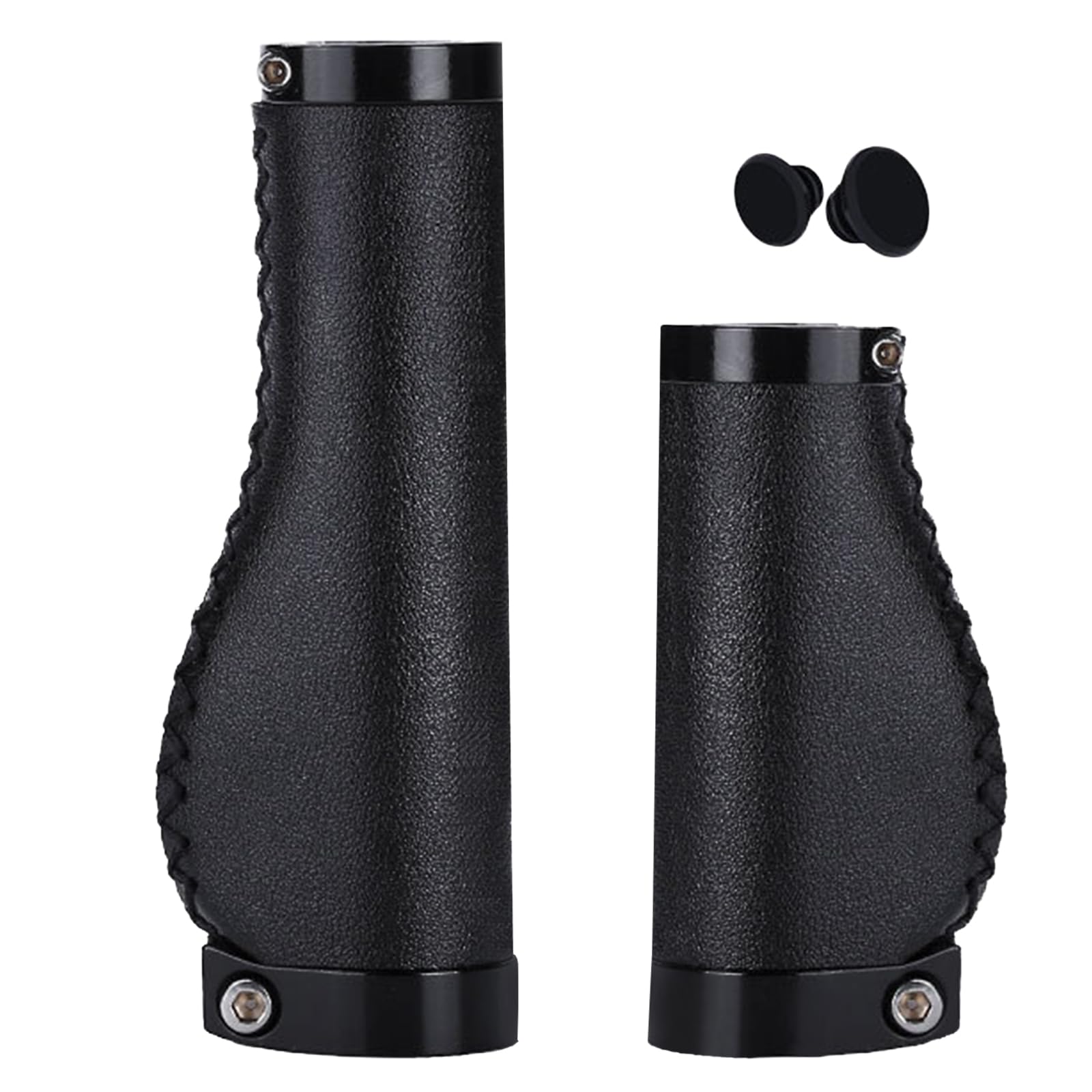 Puños Bicicleta MTB, Manillar Ergonómicos, Amortiguadores y Antideslizantes de Aluminio con Doble Cerradura para de MTB de 22 mm, Bicicleta Eléctrica, BMX, Bicicleta Plegable, etc