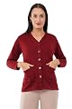 URBANROCK Women Wollen v-Neck Cardigan Sweater for Winter wear with Front Pockets Plus Size Also Available (in, Alpha, 2
