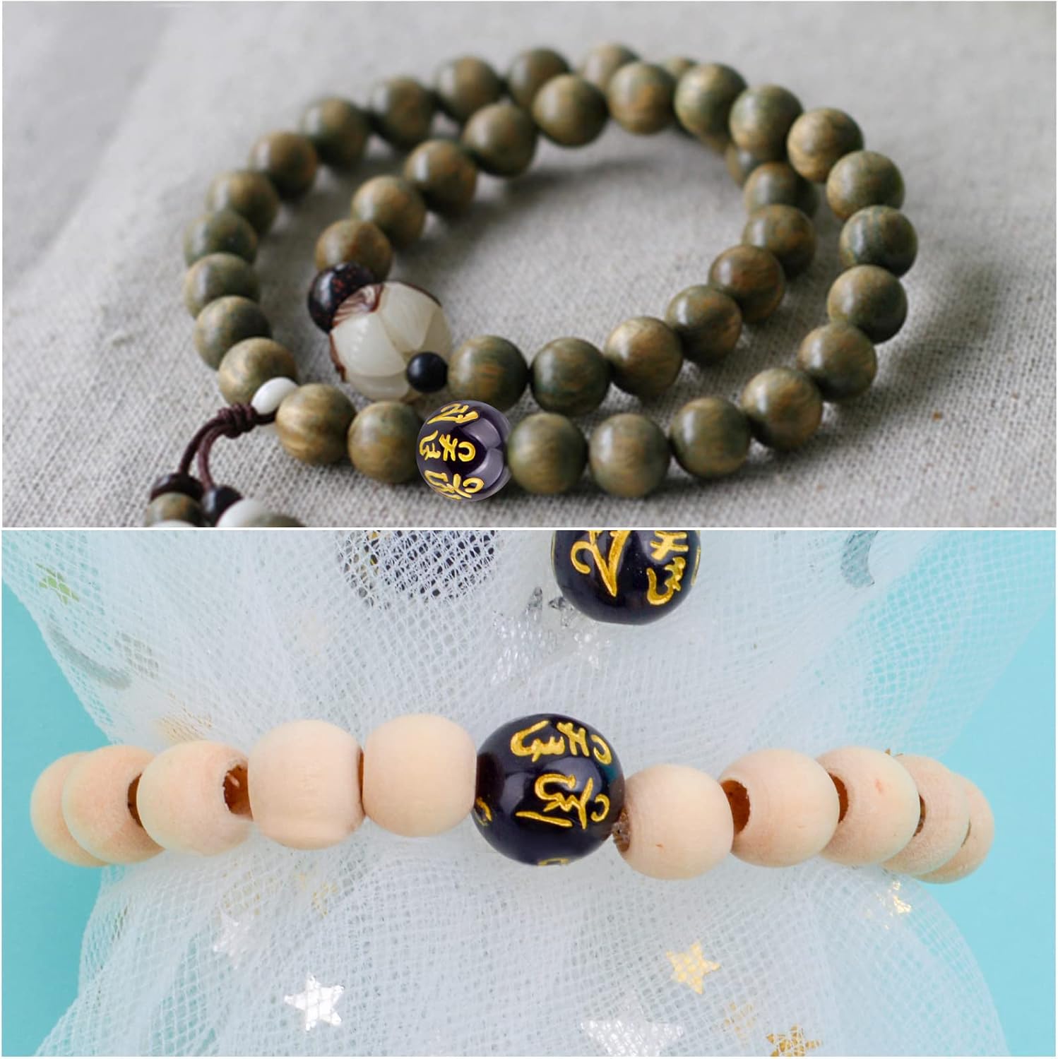 Jdesun 100 Pieces 9 mm Pixiu Spacer Ball Beads Feng Shui Beads Resin Round Loose Charm Beads Lucky Wealth Amulet for DIY Fortune Bracelet Handmade Jewelry Making(Black) - Image 5