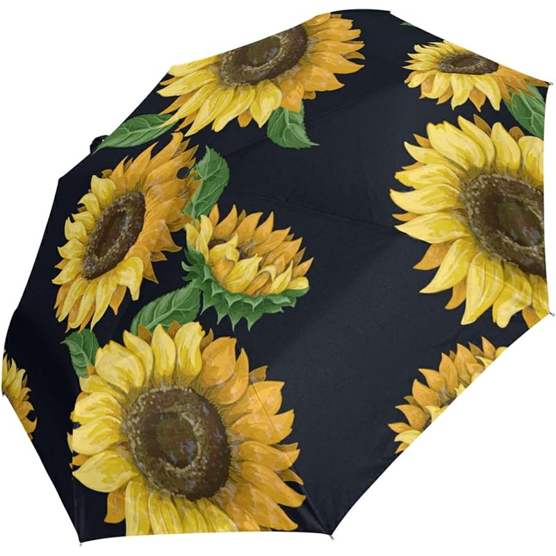 ファッション小物 スノーブルー Samau ひまわり 花柄 折りたたみ傘 ワンタッチ 軽量 レディース かわいい 日傘 自動開閉 晴雨兼用 おしゃれ Uvカット 完全遮光 丈夫 耐風撥水 高校生 女の子 男の子 収納ポーチ付き Ups5l3q64d Www Boulevardrestaurants Com