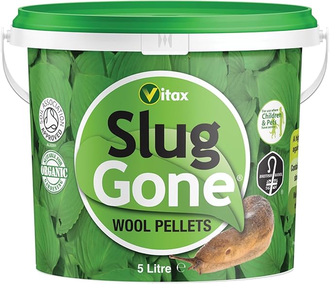 Vitax Slug Gone Wool Pellets, Natural, Organic Barrier To Protect
