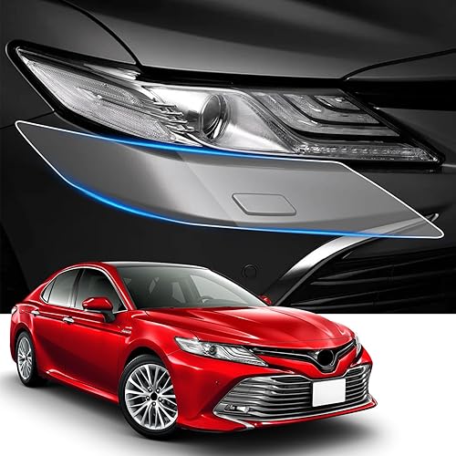 Miniatura 1 de Película de protección de faros delanteros de automóvil para Toyota Camry 2018-2024, accesorios de automóvil, decoración exterior de vinilo Lucency,