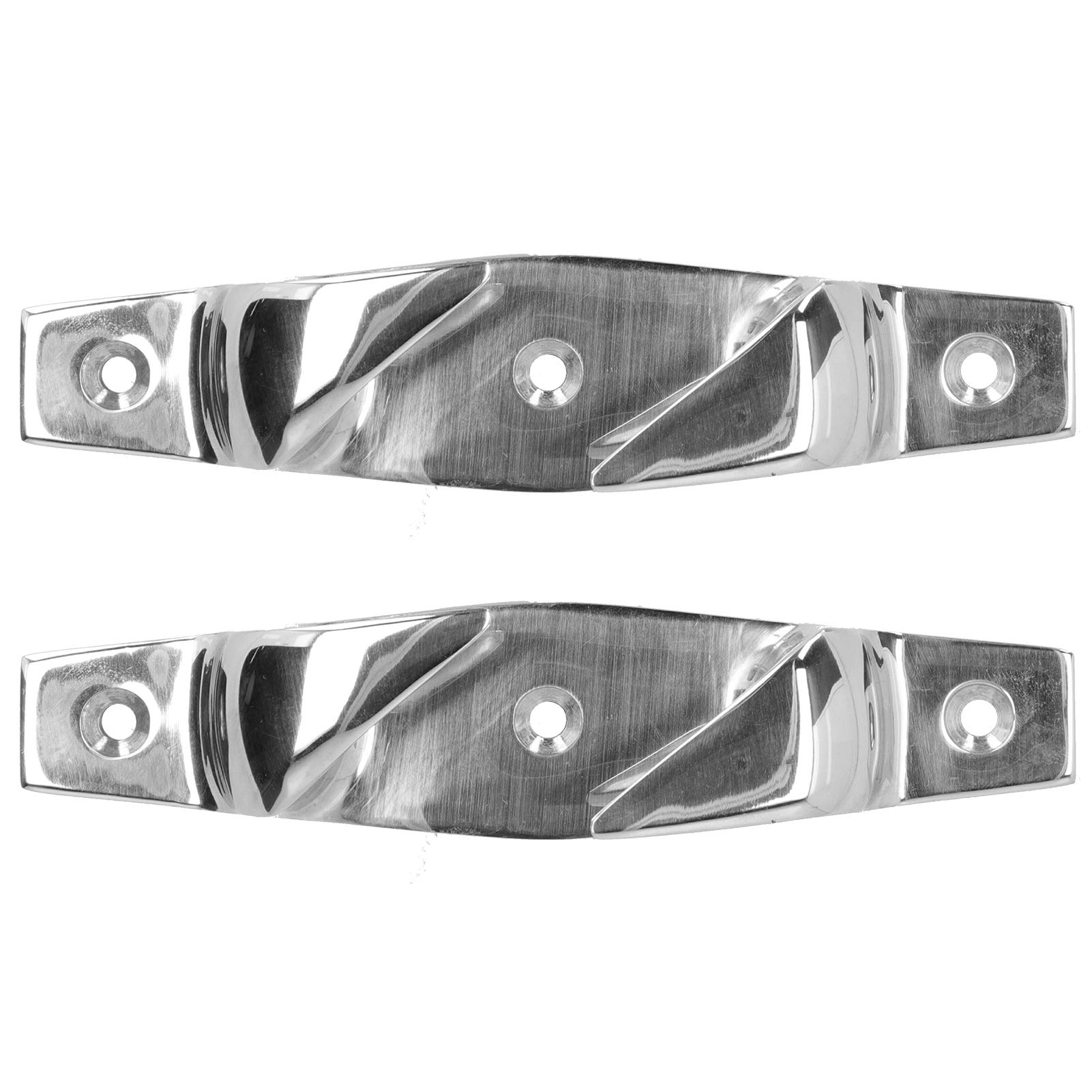 2 piezas de 6 pulgadas de arco, guía de cuerda, listón de anclaje, listones de amarre, guía de acero inoxidable izquierda derecha para yate de barco marino