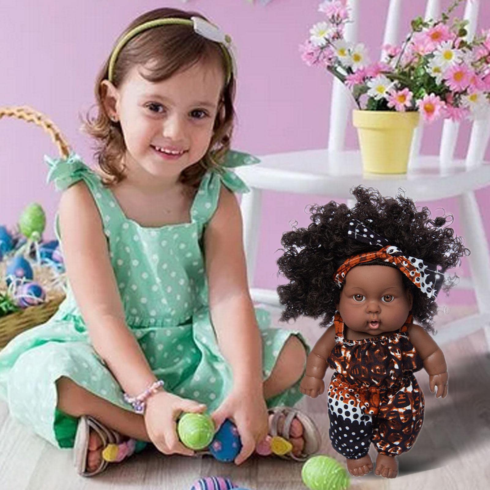Amazon | 黒のベビードール | リボーンドールブラック - 現実的な黒人