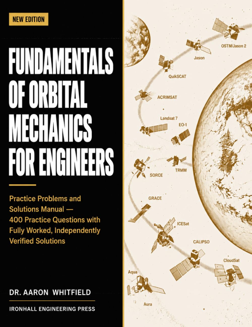 FUNDAMENTALS OF ORBITAL MECHANICS FOR ENGINEERS: Practice Problems and Solutions Manual — 400 Practice Questions with Fully Worked, Independently Verified Solutions