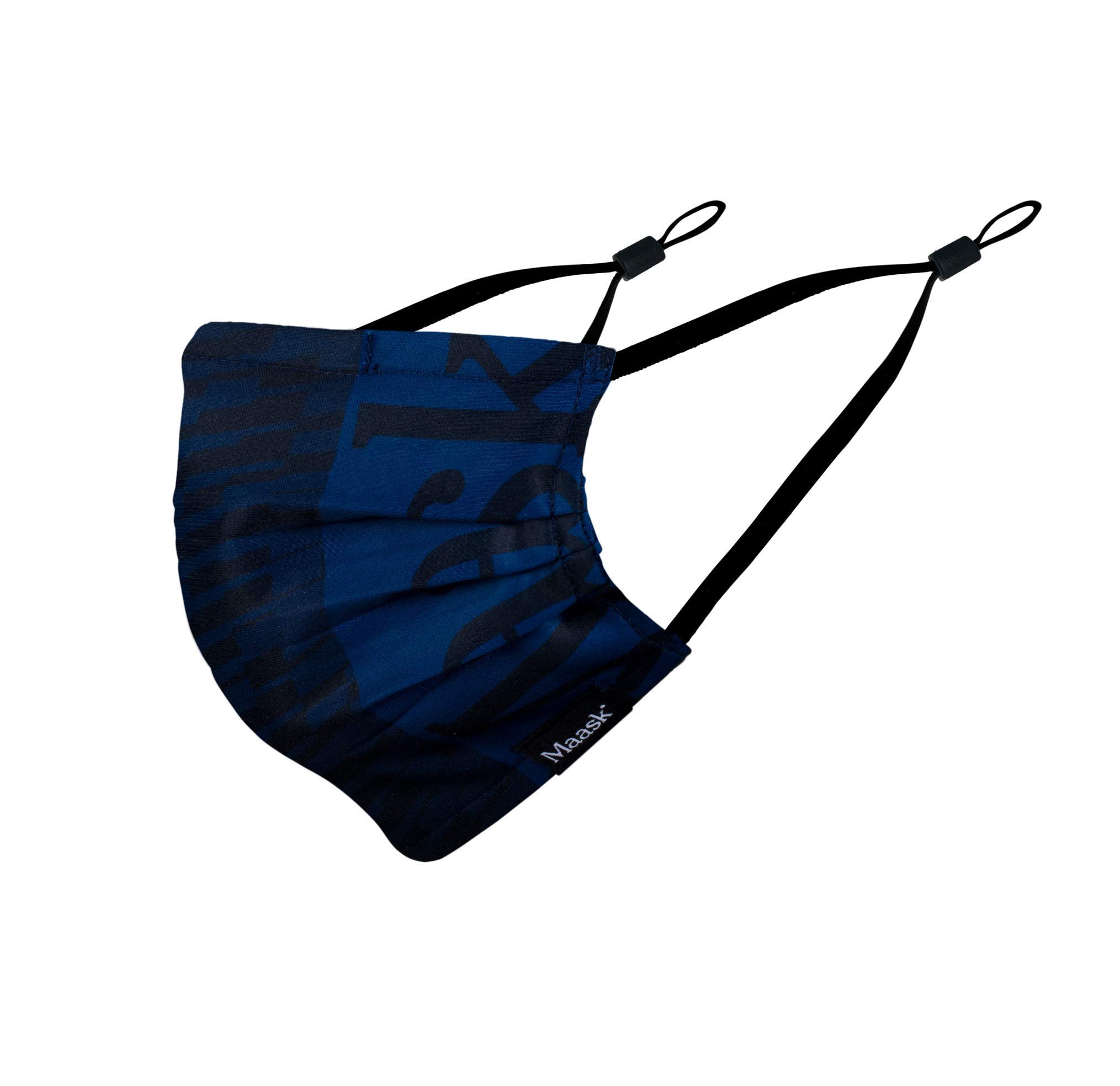 MAASK Unisex's Shield Reusable HYGIENIC MASK, Petrol, Adult